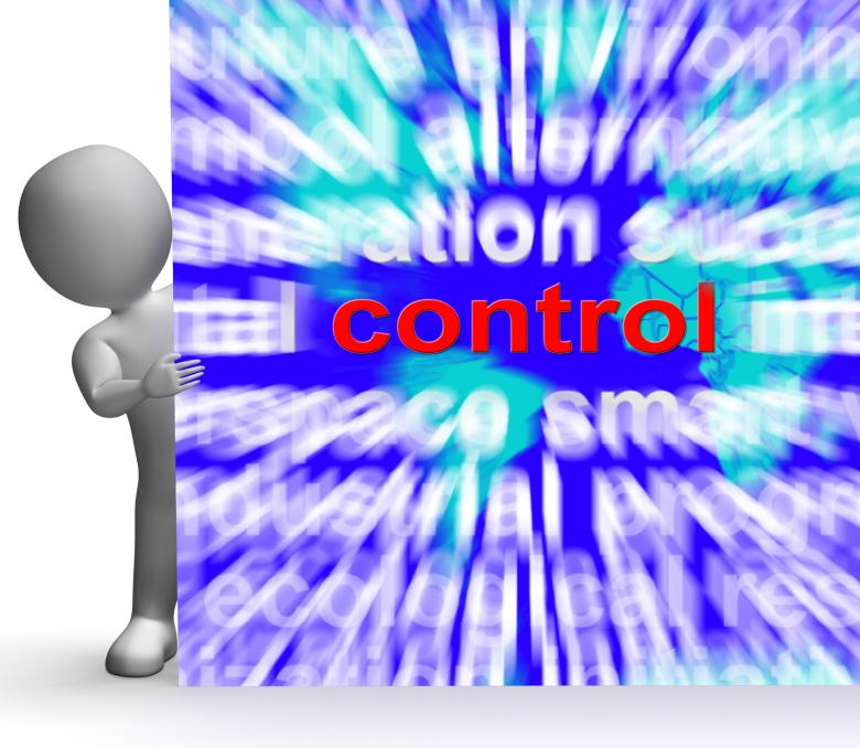 Free stock image of Control Word Map Sign Shows Command Power Authority created by Stuart Miles