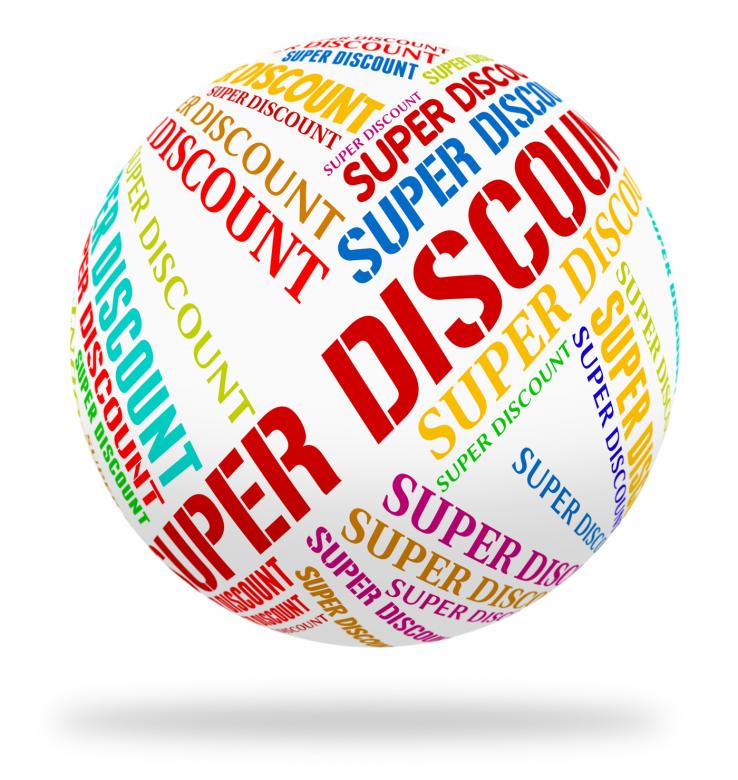 Free stock image of Super Discount Means Reduction Save And Excellent created by Stuart Miles