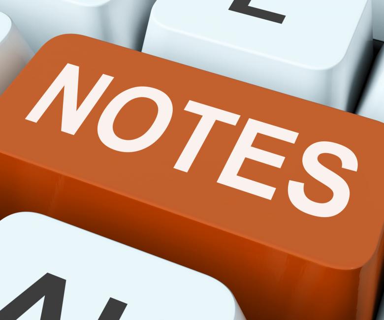 Free stock image of Notes Key Shows Information Reminders Or Info created by Stuart Miles
