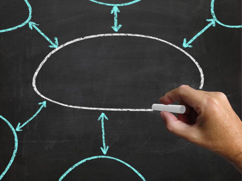 Free stock image of Blank Diagram Blackboard Shows Business Plan Arrows Flow Chart created by Stuart Miles