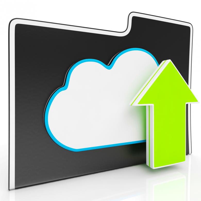 Free stock image of Upload Arrow And Cloud File Showing Uploading created by Stuart Miles