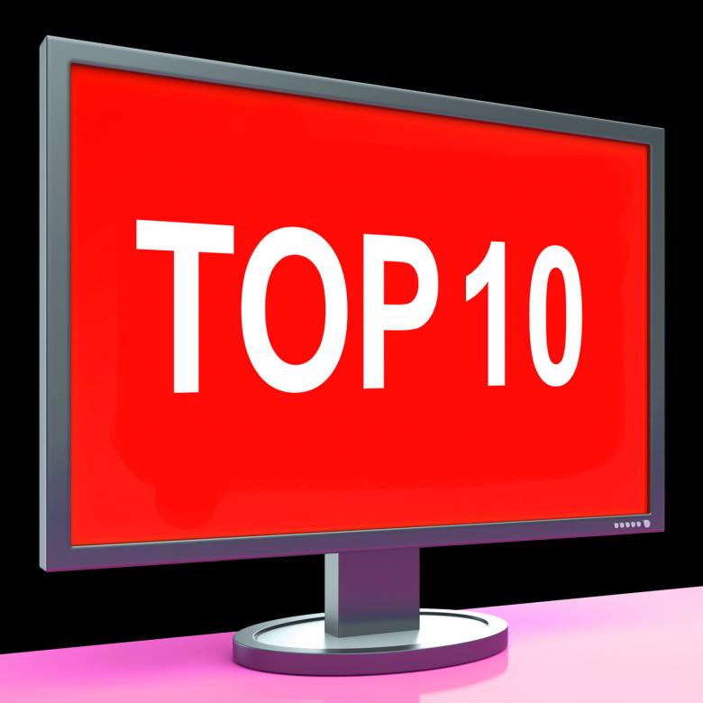 Free stock image of Top Ten Screen Shows Best Ranking Or Rating created by Stuart Miles