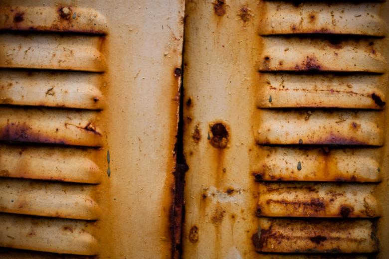 Free stock image of Yellow Rusted Metal created by Free Texture Friday