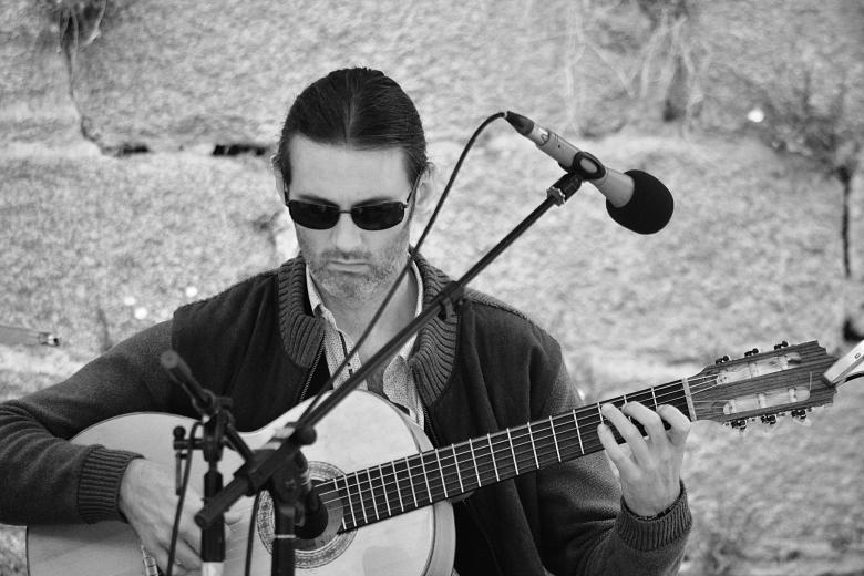 Free stock image of Street Performer Playing Guitar created by Richard Revel