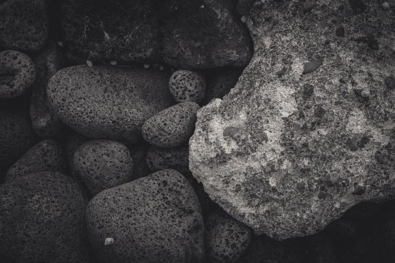 Free stock image of B&W Stone Texture created by Bjorgvin