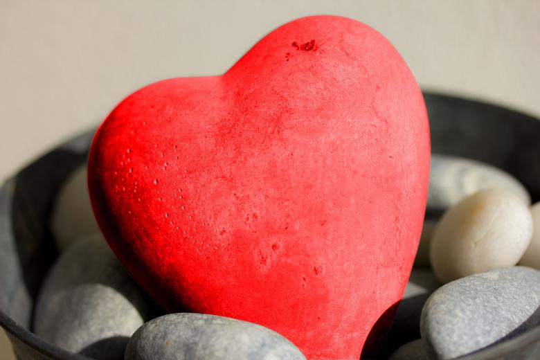 Free stock image of Stone Heart created by Pixabay
