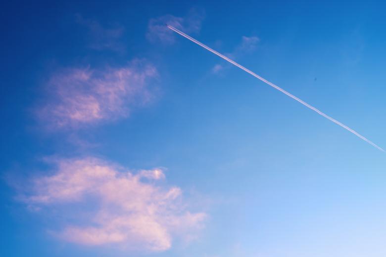 Free stock image of Plane in the Sky created by Pixabay