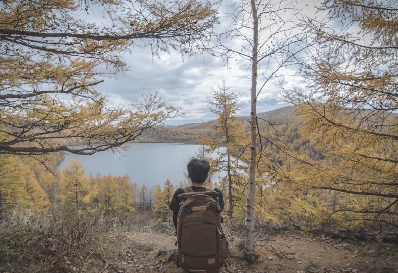 Free stock image of Hiker enjoying the View created by Pixabay