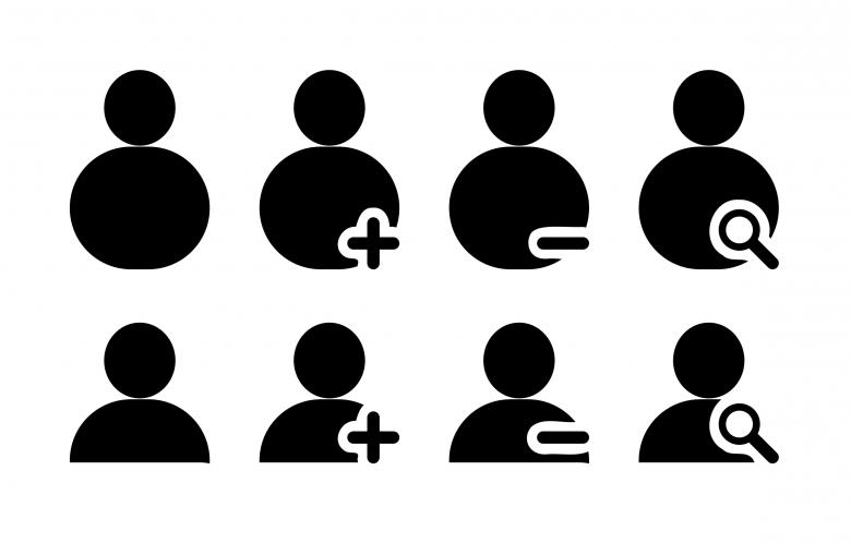 Free stock image of Profile and Friends Icons created by pixloger