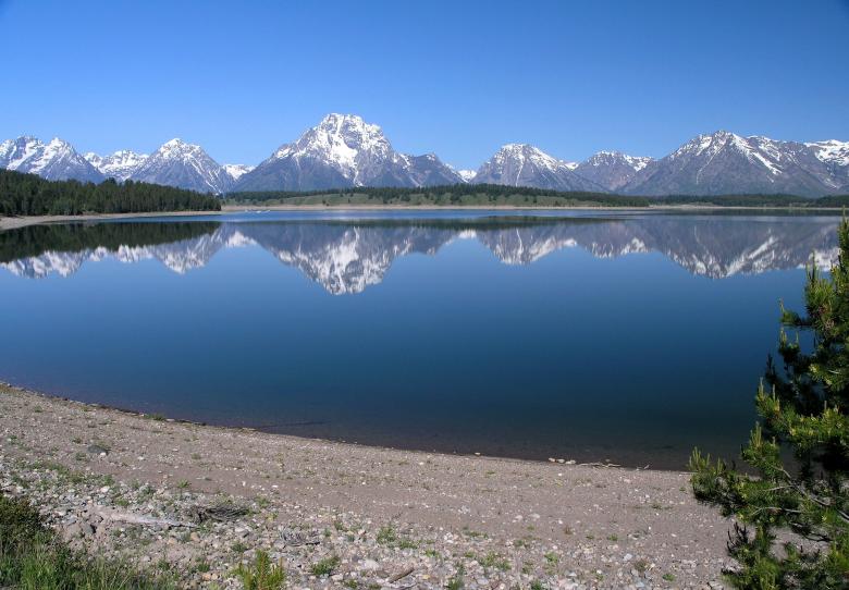 Free stock image of Jackson Lake created by Pixabay