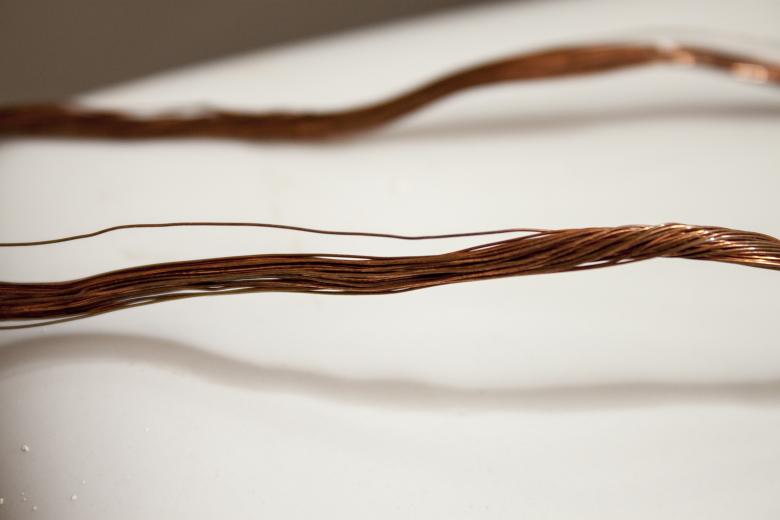 Free stock image of Copper Wire Strand created by Eduardo Soares Bogosian