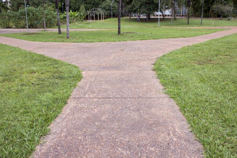Free stock image of Y Shaped Path in the Park created by Eduardo Soares Bogosian