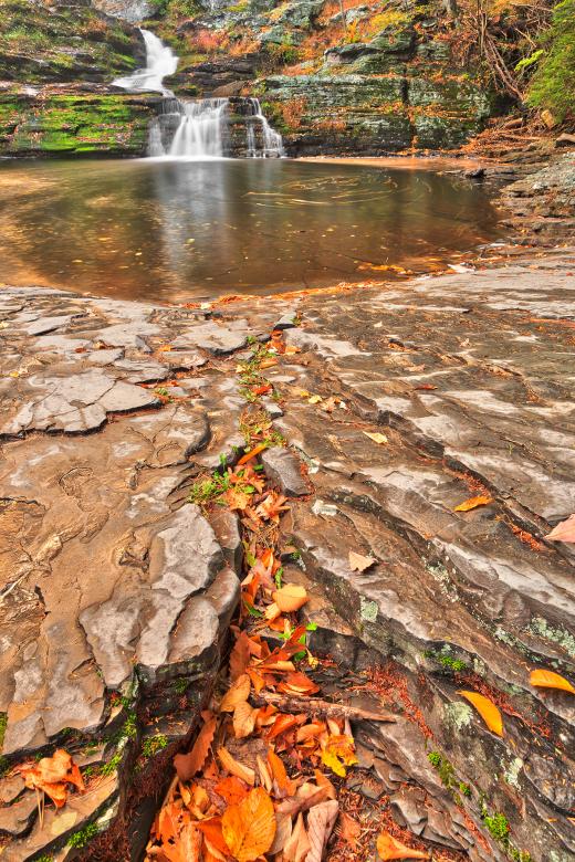 Free stock image of Autumn Crater Waterfall - HDR created by Nicolas Raymond