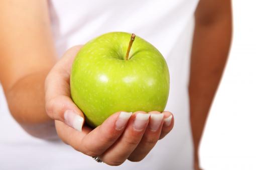 Holding Apple - Free Stock Photo