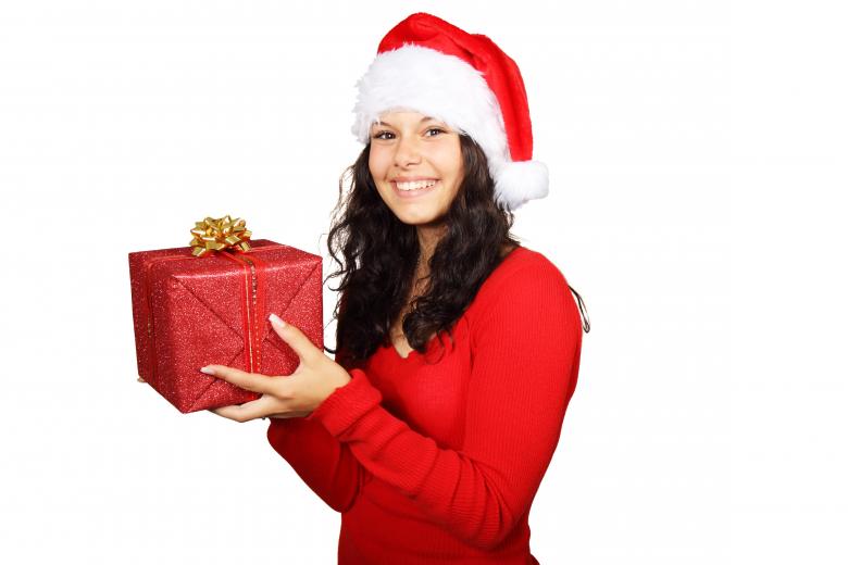 Free stock image of Girl with a Box created by Pixabay