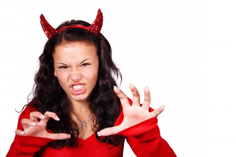 Free stock image of Girl in Red Costume created by Pixabay