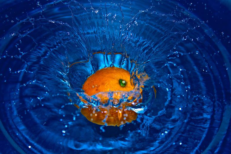 Free stock image of Orange Splash created by Pixabay