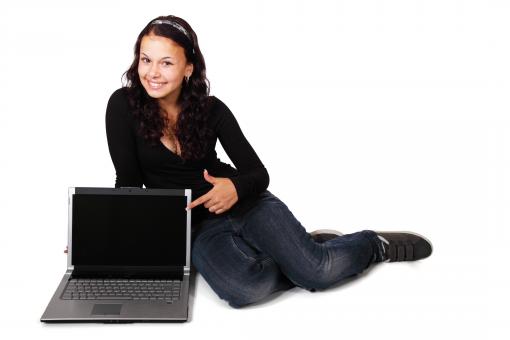 Free Stock Photo of Adult with Laptop