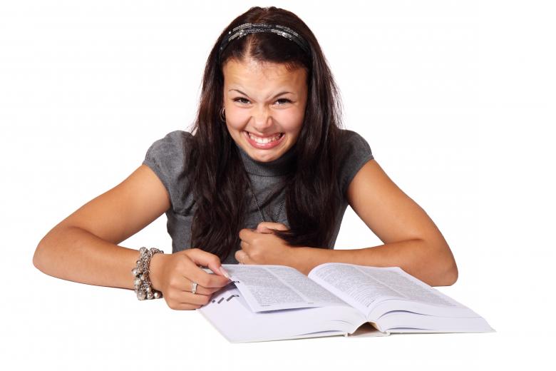 Free stock image of Girl Reading created by Pixabay