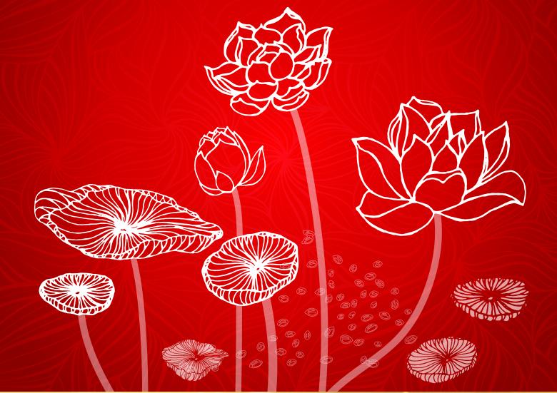 Free stock image of Lotus Illustration created by Bất động sản Nhà Việt