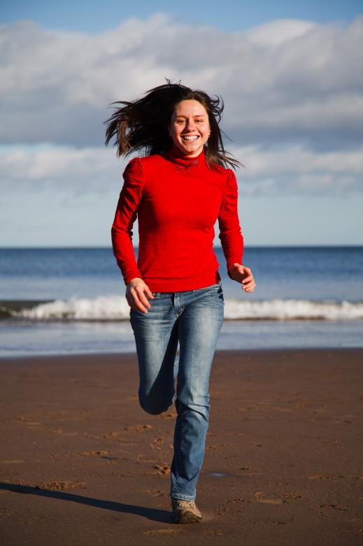 Free stock image of Running on the Beach created by Pixabay