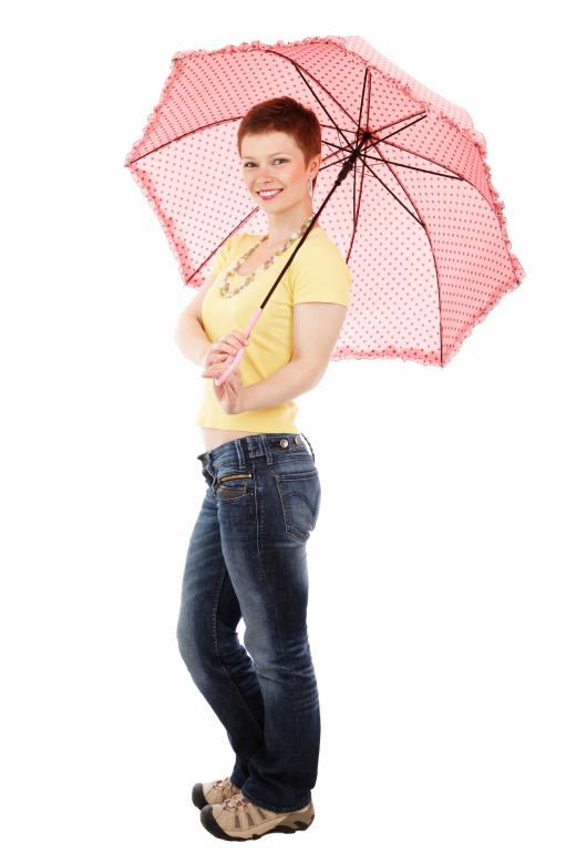 Free stock image of Girl with Umbrella created by Pixabay