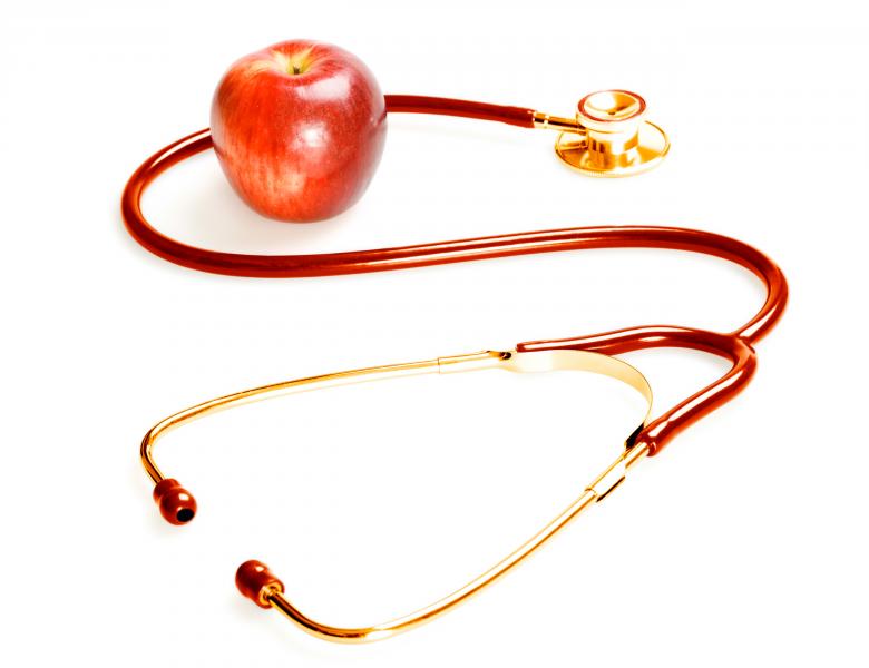 Free stock image of Red Stethoscope and Apple created by 2happy