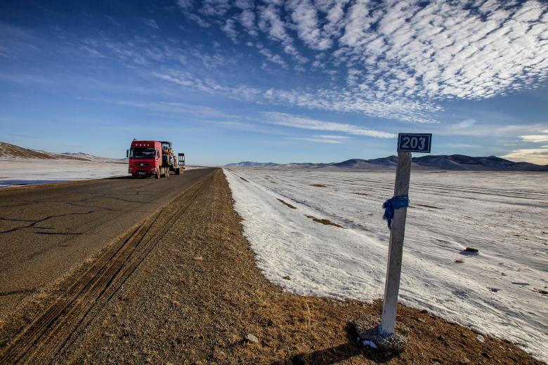 Free stock image of Winter Road created by Pixabay