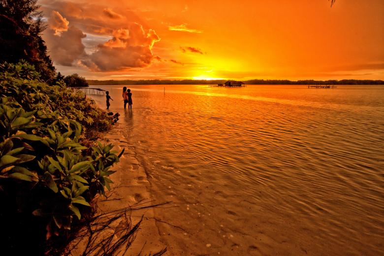 Free stock image of At Sunset created by Pixabay