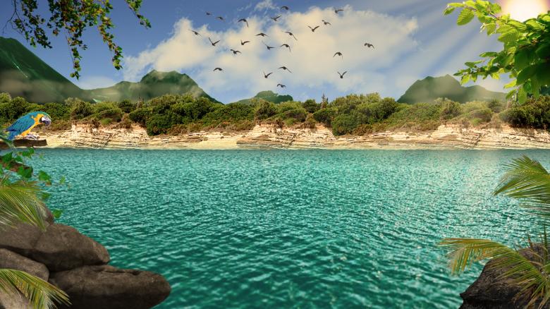 Free stock image of Tropical View created by Pixabay