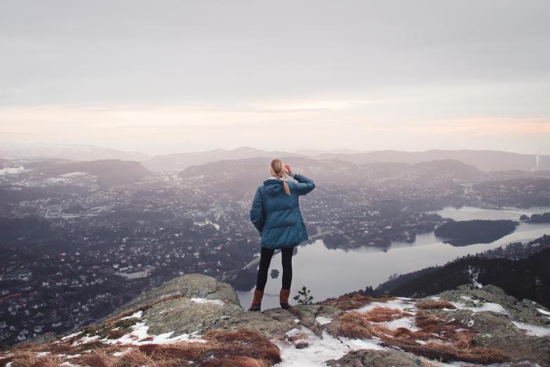 Free stock image of Girl on  the Top created by Pixabay