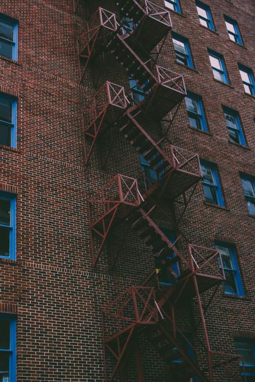 Free stock image of Fire Escape created by Pixabay