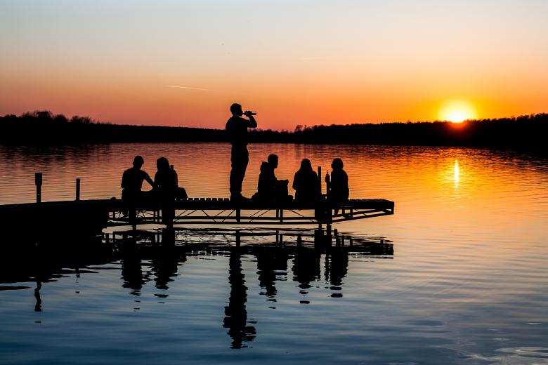 Free stock image of At Sunset created by Pixabay