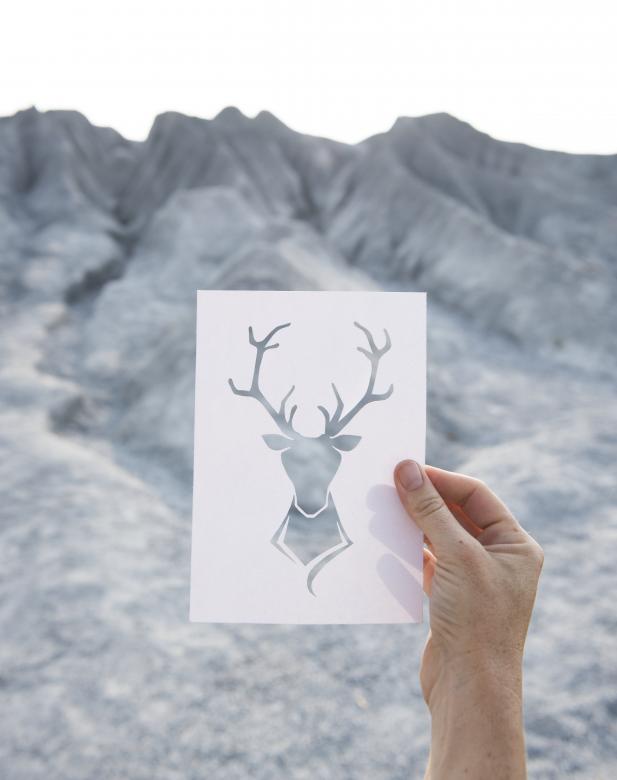 Free stock image of Paper Deer created by Pixabay