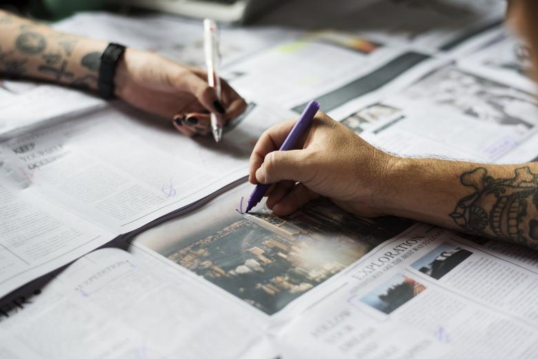 Free stock image of Writing on the Paper created by Pixabay