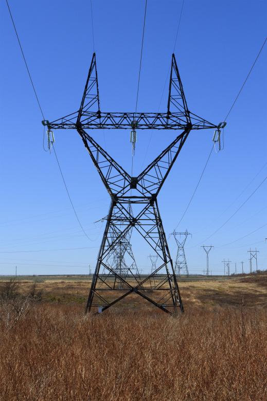 Free stock image of High voltage towers created by Geoffrey Whiteway