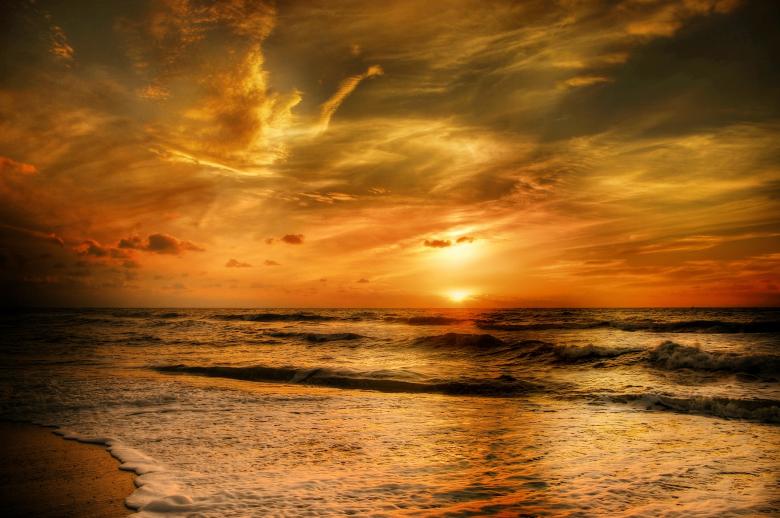 Free stock image of At Sunset created by Pixabay