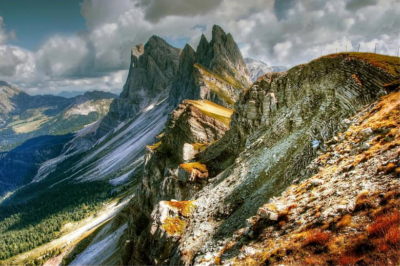 Free stock image of Stormy Mountains created by Pixabay