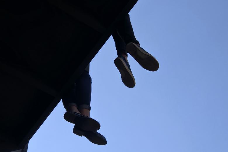 Free stock image of Feet Hanging from Above created by Stefano Rech