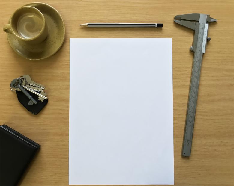 Free stock image of Espresso Coffee, Paper and Vernier Caliper created by Stefano Rech
