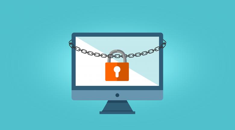 Free stock image of Ransomware Concept - Chained Computer - Web Security created by Jack Moreh