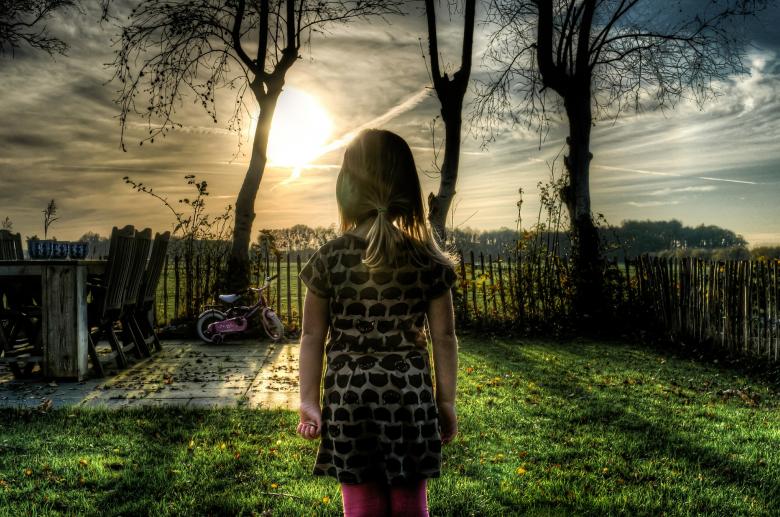 Free stock image of Girl in the Garden created by Pixabay