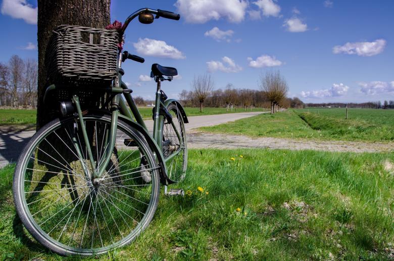 Free stock image of Green Bicycle created by Pixabay