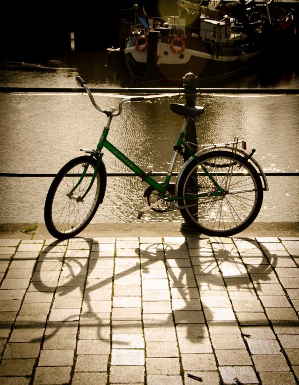 Free stock image of Bike Shadow created by Pixabay