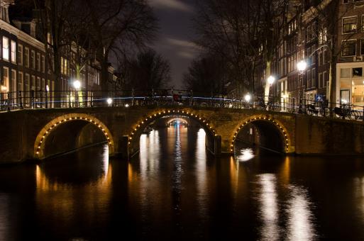 Free Stock Photo of Bridge in the City