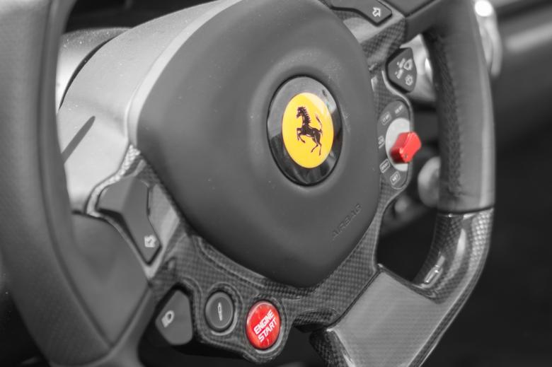 Free stock image of Ferrari Steering created by Pixabay