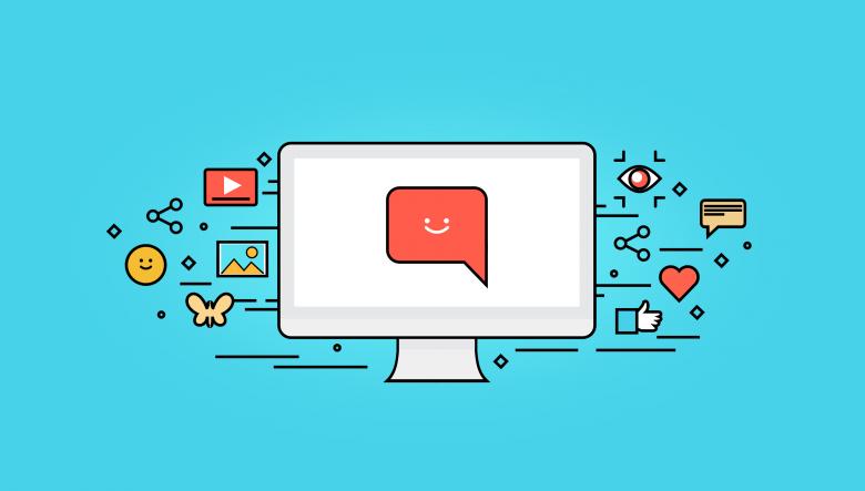 Free stock image of Modern Communication - E-mail and Instant Messaging - Flat Line Design created by Jack Moreh