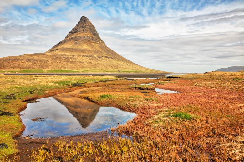 Free stock image of Kirkjufell Reflection created by Nicolas Raymond