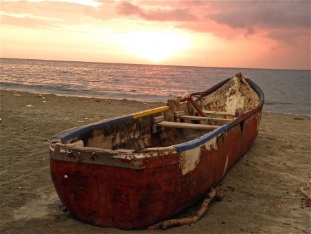 Old Weathered Fishing Boat - Free Stock Photo