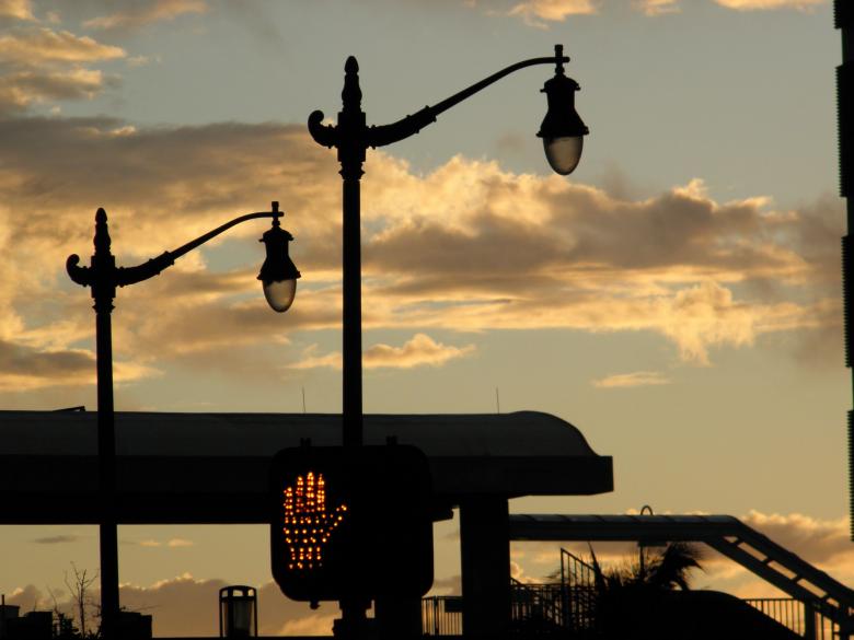 Free stock image of Vintage Light Poles with Cloudy Sky created by Roberto Fernandez Rizo